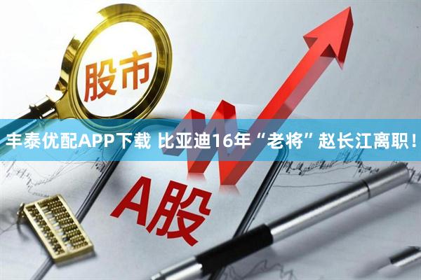 丰泰优配APP下载 比亚迪16年“老将”赵长江离职！