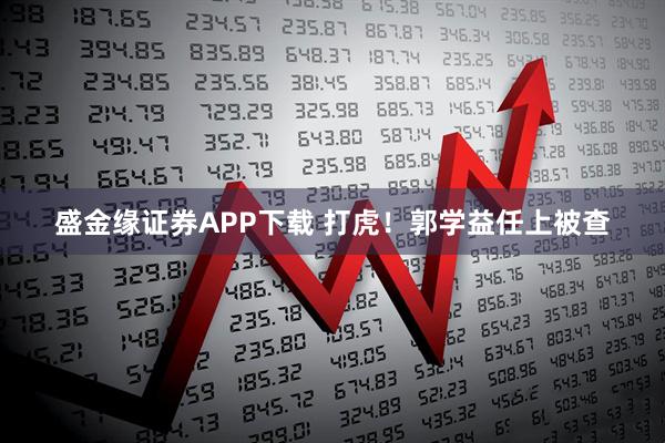 盛金缘证券APP下载 打虎！郭学益任上被查