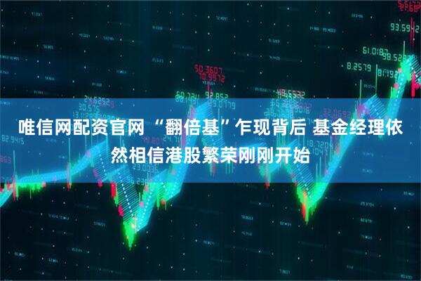 唯信网配资官网 “翻倍基”乍现背后 基金经理依然相信港股繁荣刚刚开始