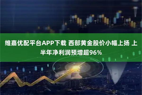 维嘉优配平台APP下载 西部黄金股价小幅上扬 上半年净利润预增超96%